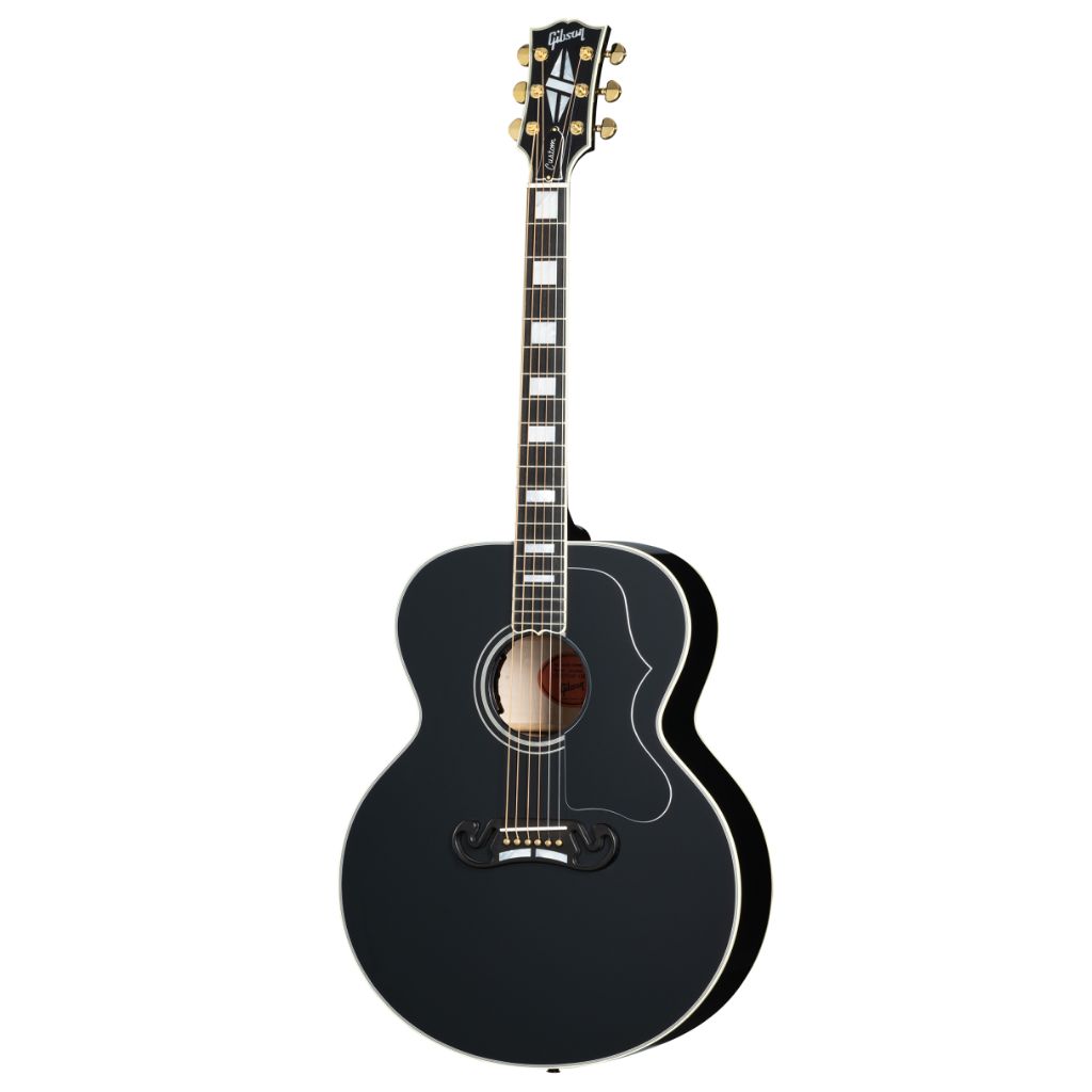 Gibson SJ-200 Custom Ebony Acoustic Guitar